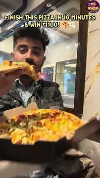 1️⃣ ₹1100 Pizza Challenge 🍕 | Can You Finish It in 10 Minutes? | Pizza Galleria Chandigarh