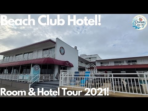 The Beach Club Hotel! Room and Hotel Tour 2021! Ocean City, NJ!
