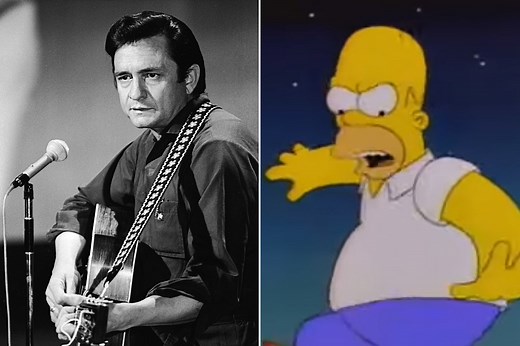 25 Years Ago Today: Johnny Cash Attacks Homer Simpson