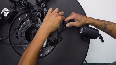 HALF OFF PONDS Floating Fountain, 1/3 HP Pond Aerator, 100 ft Cord, 5,200 GPH Water Pump, 9 Spray Patterns, Energy-Efficient Pump - for Ponds & Water Gardens