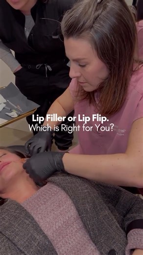 Lip filler or lip flip? It depends on what you’re looking for. 👄 what filler has volume shape and structure using hyaluronic acid, which is ideal if you want fuller lips or improved symmetry, the filler can also improve hydration lip. Flip uses a small amount of neuromodulator to gently relax the upper lip creating a subtle outward role without adding volume. The right choice comes down to your anatomy goals and how natural you want your results to look a personalized consultation helps determi