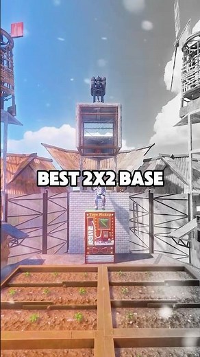 BEST 2X2 OFFLINE BASE FOR 4-6 MAN [rust base design]