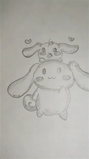 Sketching Cinnamoroll 🤍 Easy Cute Sanrio Drawing #Cinnamoroll #Sanrio #Sketching #shorts #ArtShorts