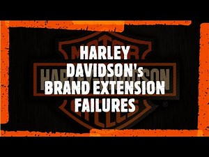 Harley Davidson an Iconic Cult Brand | Branding Extension | Brand Failures | Branding Case Study