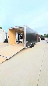 8.5x20 TA Aluminum Screwless Enclosed Car Hauler | 10K | 7' Interior | Dexter Axles | 1096