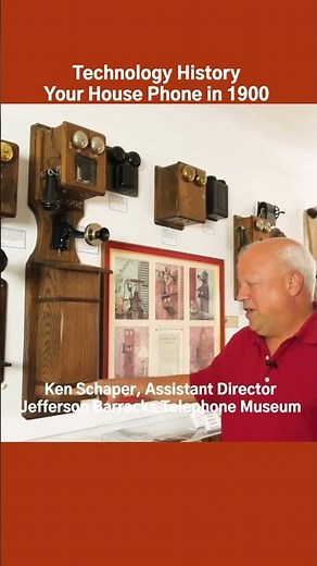 Technology History | Your House Phone in 1900 #keepinghistory #touringhistory #telephone