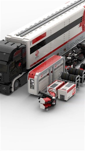 LEGO Haas F1 Transporter Moc