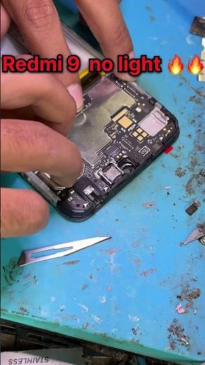Redmi 9 no light🔥🔥#mobifix #mobilerepairing #shots #redmi