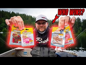 Berkley Mouse Tails VS Power Worms TROUT FISHING Challenge!