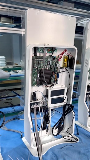 Real shot of the self-service ordering machine workshop