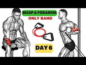 Biceps workout with Resistance Band | Arms Exercises