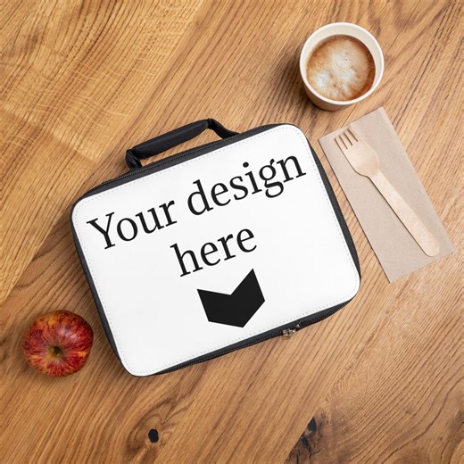 Customizable Lunch Bag: Personalized Design, Upload Your Art - Etsy