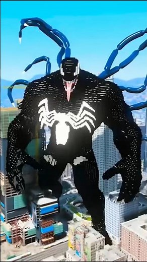 Venom vs Spider man win #shorts