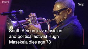 "I was bewitched by music from infancy" Hugh Masekela 1939-2018 🎺 | BBC News Africa
