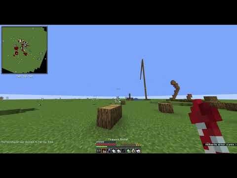 Practicing my elytra mace skills! (Showcasing)