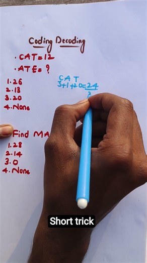 #reasoningtricks #mathstricks#numberseriesreasoning#numberanalogy#reasoningquestions#coding decoding