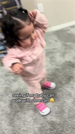 Baby's First Steps in Converse Shoes