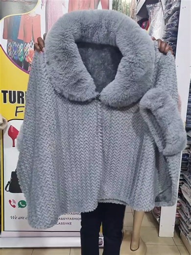 Comfort 🤍 Style 🤍 Confidence Our plus size ponchos give perfect coverage while keeping you classy. Available now at Turkey Classy Fashions — DM to order! #plussize #fashion #fyp #trending #boutique