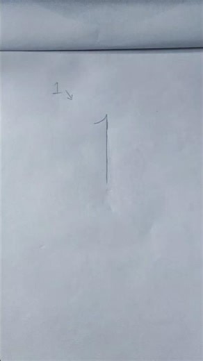 Number Drawing Easy Trick #1 #drawing #pencil #shortvideo