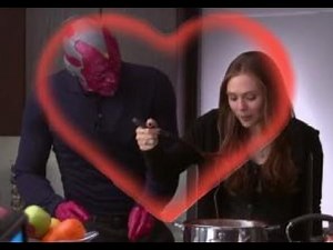 Scarlet Witch & Vision Kissing Scene | Avengers: Infinity War