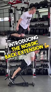 The Tib Bar Guy®️ | Introducing The Nordic Back Extension Machine, a revolution in posterior chain training! The Nordic Back Extension Machine combines the... | Instagram