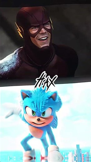 The Flash vs Sonic #edit #sonic #dc #theflash #shorts