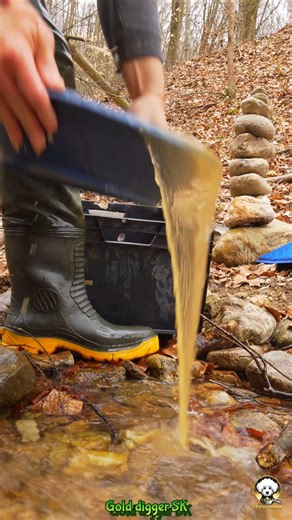 👉 Real Gold Found in a Creek Flowing Through an Old Gold Mine