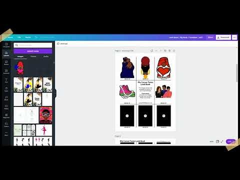 Canva Template Video Tutorial Digital Catalog and Look Book 2021