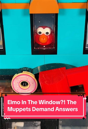 Elmo In The Window?! The Muppets Demand Answers #lego #muppets #SillyStreet #TikTokComedy #parody