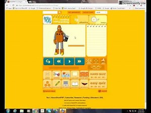 BrainPOP jr navigation
