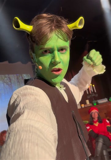 Drunk Shrek will take your stinky breath away 💚💨 Drunk Shrek is THIS Saturday 1/17 💃 Tickets are extremely limited so get um B4 they’re gone 🎟️✨ Fart with us one more time @greatstartheater 🥂 @sf_sketchfest 🌉 Pre-game @ 9 PM 🍿 Come early & you might have a chance to sing All Star with the entire cast of Drunk Shrek on stage 🎤🤑 Show starts at 9:30 PM SHARP!! 🔥 CAST LIST ✨ Shrek… @Jack Newsome 🧅 Fiona… Lady Adelaide 💚 Donkey… Hassan Khadair 🫏 Lord Farquaad… Brian David Gilbert 👑 Ging