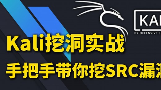 【Kali挖漏洞实战】手把手带你用Kali挖掘SRC漏洞，kali实战教程，从入门到入狱！（web安全|渗透测试）