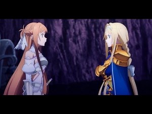 Asuna vs Alice | Sword Art Online: Alicization - War of Underworld Episodio 10