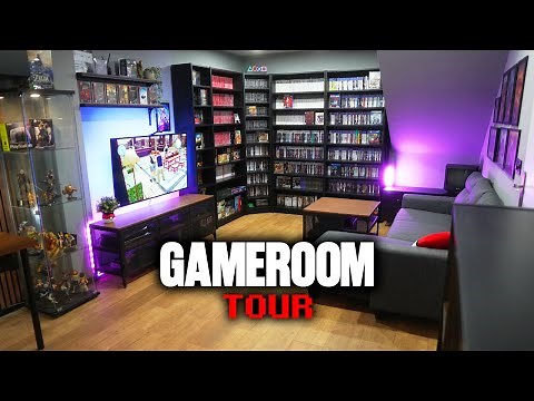 My Game Room 2025 – Complete tour of my room, setup and organization