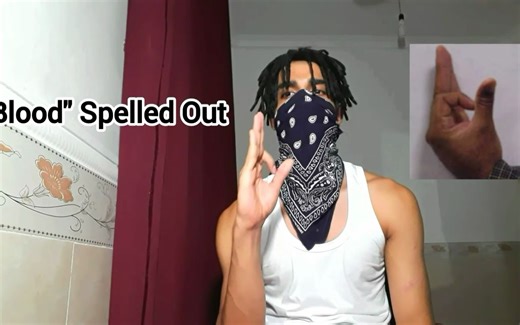 【血帮手势含义】BLOOD GANG SIGNS MEANINGS