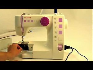 TOYOTA sewing machine RS2000 Series : Start sewing in 2min30s. Easy Sewing.
