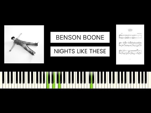 Benson Boone - NIGHTS LIKE THESE (BEST PIANO TUTORIAL & COVER)