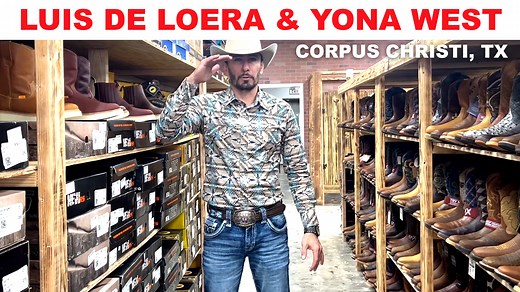 🤠 Tu amigo Luis Loera te invita a conocer nuestra tienda en Corpus Christi, Texas, donde podras encontrar gran variedad de botas vaqueras, camisas, texanas y muchos articulos vaqueros para dama y caballero. 📍 Estamos en: 4236 Ayers St, Corpus Christi, TX 78415, Estados Unidos Ubicacion: https://yonawestusa.com/pages/ubicaciones 🚚 Envíos garantizados a cualquier parte de Estados Unidos. Encontrarás marcas como Ariat, Stetson, Cuernos Chuecos, Rock Revival y muchas más. #corpuschristi #texas #a