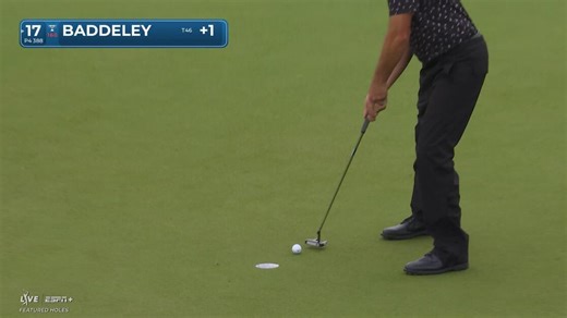Aaron Baddeley | Round 1 | 17th hole | Shot 4 | 2025 Houston Open