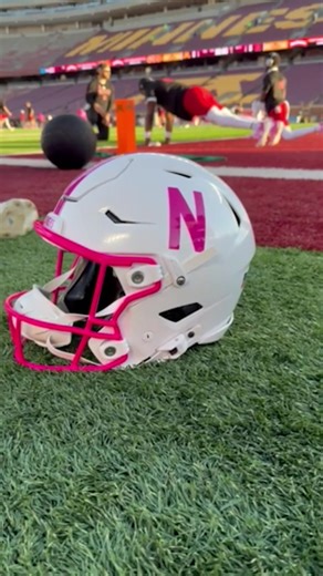 Nebraska will wear pink during Friday's game to support breast cancer awareness. https://www.ketv.com/article/nebraska-looks-to-snap-game-losing-streak-against-minnesota/69077308 | KETV NewsWatch 7