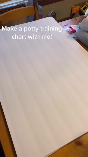 Creative DIY Potty Training Chart | Stickered Poster Tutorial