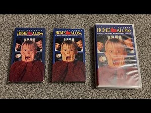 3 Different VHS Versions of Home Alone (1990)
