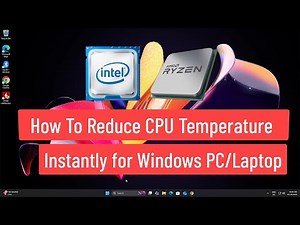 Reduce CPU Temperature Instantly! 🔥 Best Fix for Windows PC/Laptop (2025)