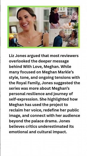 Liz Jones Reveals What Everyone Overlooked in ‘With Love, Meghan’