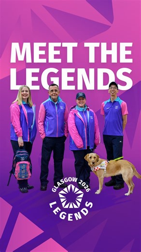 Unveiling our official volunteer uniform for #Glasgow2026 - produced by @Trespass! 😍A vibrant look for thousands of 'Legends' when the Commonwealth Games return to Glasgow this summer!