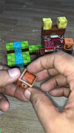 🔥 EPIC Minecraft Magnetic World! 48 PCS Magic Cube Challenge 😱 #imalidotcom