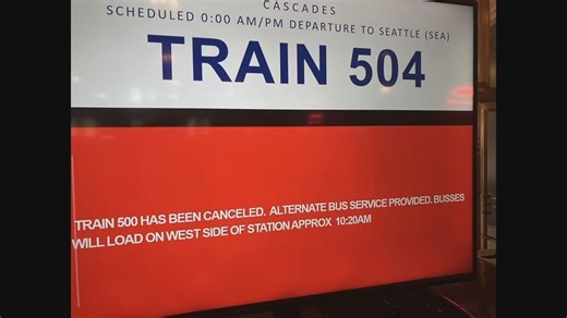 Amtrak delays service at Portland's Union Station over safety concerns