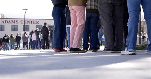 "Fighting Oligarchy" attendees speak outside rally