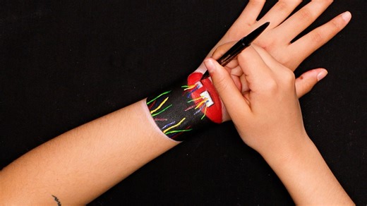 Hand Illusion Makeup Turns Reality Magical