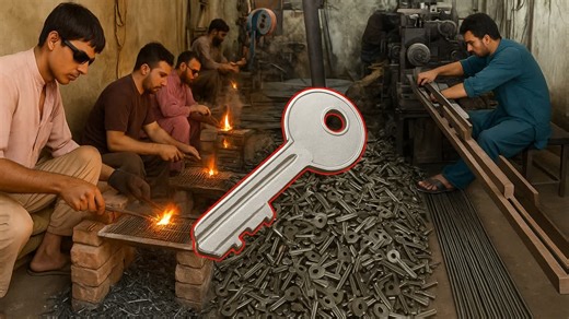 3.1K views | "Inside the Secret World of Key Making ! The step-by-step process of key manufacturing | Best clips | Facebook